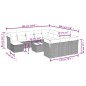 vidaXL 13-tlg. Garten-Sofagarnitur mit Kissen Beige Poly Rattan vidaXL 13-tlg. Garten-Sofagarnitur mit Kissen Beige Poly Rattan