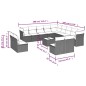 vidaXL 14-tlg. Garten-Sofagarnitur mit Kissen Beige Poly Rattan vidaXL 14-tlg. Garten-Sofagarnitur mit Kissen Beige Poly Rattan