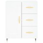 Highboard Weiß 69,5x34x180 cm Holzwerkstoff Highboard Weiß 69,5x34x180 cm Holzwerkstoff