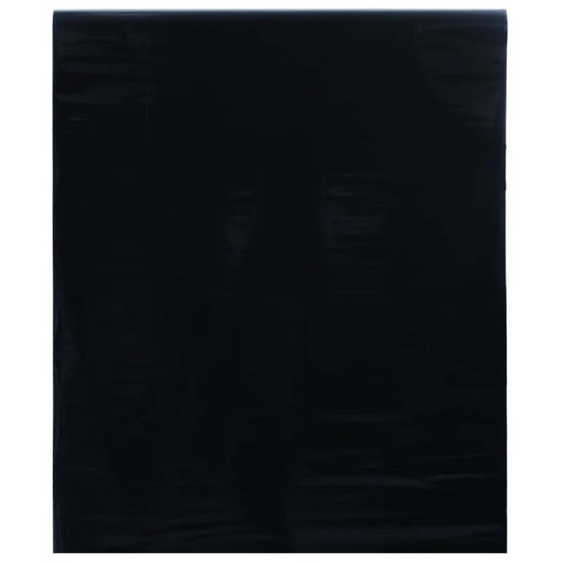 vidaXL Fensterfolie Statisch Matt Schwarz 90x500 cm PVC vidaXL Fensterfolie Statisch Matt Schwarz 90x500 cm PVC