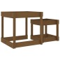 vidaXL Sand-Spieltische 2 Stk. Honigbraun Massivholz Kiefer