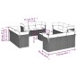vidaXL 13-tlg. Garten-Sofagarnitur mit Kissen Schwarz Poly Rattan vidaXL 13-tlg. Garten-Sofagarnitur mit Kissen Schwarz Poly Rattan