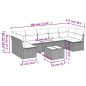 vidaXL 8-tlg. Garten-Sofagarnitur mit Kissen Beige Poly Rattan vidaXL 8-tlg. Garten-Sofagarnitur mit Kissen Beige Poly Rattan