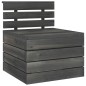 vidaXL Garten-Palettensofa 4-Sitzer Dunkelgrau Massivholz Kiefer vidaXL Garten-Palettensofa 4-Sitzer Dunkelgrau Massivholz Kiefer
