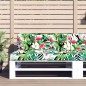 vidaXL Palettenkissen Mehrfarbig 120x40x12 cm Stoff vidaXL Palettenkissen Mehrfarbig 120x40x12 cm Stoff