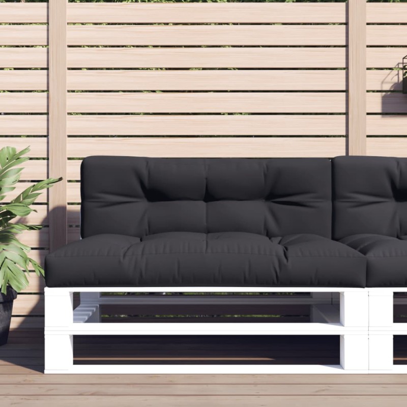 vidaXL Palettenkissen Schwarz 120x40x12 cm Stoff vidaXL Palettenkissen Schwarz 120x40x12 cm Stoff