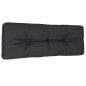 vidaXL Palettenkissen Schwarz 120x40x12 cm Stoff vidaXL Palettenkissen Schwarz 120x40x12 cm Stoff