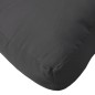 vidaXL Palettenkissen Schwarz 120x40x12 cm Stoff vidaXL Palettenkissen Schwarz 120x40x12 cm Stoff