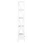 vidaXL Bücherregal mit 1 Schublade Weiß 40x30x170 cm MDF vidaXL Bücherregal mit 1 Schublade Weiß 40x30x170 cm MDF