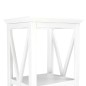 vidaXL Bücherregal mit 1 Schublade Weiß 40x30x170 cm MDF vidaXL Bücherregal mit 1 Schublade Weiß 40x30x170 cm MDF