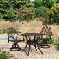 vidaXL 3-tlg. Bistro-Set Aluminiumguss Bronzen vidaXL 3-tlg. Bistro-Set Aluminiumguss Bronzen