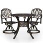 vidaXL 3-tlg. Bistro-Set Aluminiumguss Bronzen vidaXL 3-tlg. Bistro-Set Aluminiumguss Bronzen