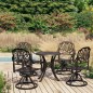 vidaXL 5-tlg. Bistro-Set Aluminiumguss Bronzen vidaXL 5-tlg. Bistro-Set Aluminiumguss Bronzen