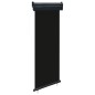 vidaXL Balkon-Seitenmarkise 65x250 cm Schwarz vidaXL Balkon-Seitenmarkise 65x250 cm Schwarz