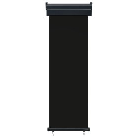 vidaXL Balkon-Seitenmarkise 65x250 cm Schwarz