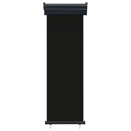 vidaXL Balkon-Seitenmarkise 65x250 cm Schwarz