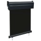 vidaXL Balkon-Seitenmarkise 65x250 cm Schwarz vidaXL Balkon-Seitenmarkise 65x250 cm Schwarz