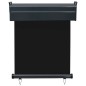 vidaXL Balkon-Seitenmarkise 65x250 cm Schwarz vidaXL Balkon-Seitenmarkise 65x250 cm Schwarz