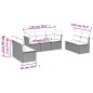 vidaXL 7-tlg. Garten-Sofagarnitur mit Kissen Beige Poly Rattan vidaXL 7-tlg. Garten-Sofagarnitur mit Kissen Beige Poly Rattan