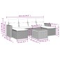 vidaXL 7-tlg. Garten-Sofagarnitur mit Kissen Schwarz Poly Rattan vidaXL 7-tlg. Garten-Sofagarnitur mit Kissen Schwarz Poly Rattan