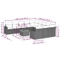 vidaXL 12-tlg. Garten-Sofagarnitur mit Kissen Schwarz Poly Rattan vidaXL 12-tlg. Garten-Sofagarnitur mit Kissen Schwarz Poly Rattan