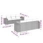 vidaXL 7-tlg. Garten-Sofagarnitur mit Kissen Beige Poly Rattan vidaXL 7-tlg. Garten-Sofagarnitur mit Kissen Beige Poly Rattan