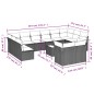 vidaXL 13-tlg. Garten-Sofagarnitur mit Kissen Schwarz Poly Rattan vidaXL 13-tlg. Garten-Sofagarnitur mit Kissen Schwarz Poly Rattan