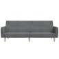 vidaXL Schlafsofa 2-Sitzer Hellgrau Stoff vidaXL Schlafsofa 2-Sitzer Hellgrau Stoff