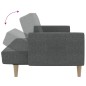 vidaXL Schlafsofa 2-Sitzer Hellgrau Stoff vidaXL Schlafsofa 2-Sitzer Hellgrau Stoff