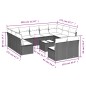 vidaXL 12-tlg. Garten-Sofagarnitur mit Kissen Beige Poly Rattan vidaXL 12-tlg. Garten-Sofagarnitur mit Kissen Beige Poly Rattan