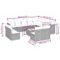 vidaXL 13-tlg. Garten-Sofagarnitur mit Kissen Schwarz Poly Rattan vidaXL 13-tlg. Garten-Sofagarnitur mit Kissen Schwarz Poly Rattan