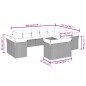 vidaXL 12-tlg. Garten-Sofagarnitur mit Kissen Schwarz Poly Rattan vidaXL 12-tlg. Garten-Sofagarnitur mit Kissen Schwarz Poly Rattan