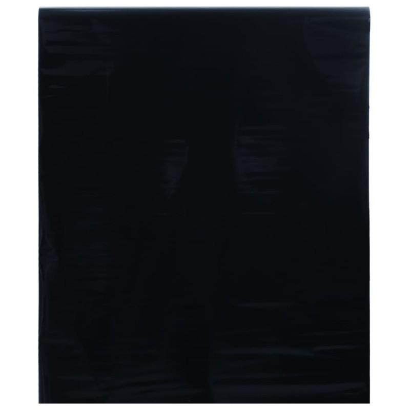 vidaXL Fensterfolie Statisch Matt Schwarz 45x1000 cm PVC vidaXL Fensterfolie Statisch Matt Schwarz 45x1000 cm PVC