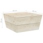 3-tlg. Garten-Paletten-Lounge-Set Imprägniertes Fichtenholz 3-tlg. Garten-Paletten-Lounge-Set Imprägniertes Fichtenholz