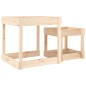 vidaXL Sand-Spieltische 2 Stk. Massivholz Kiefer vidaXL Sand-Spieltische 2 Stk. Massivholz Kiefer