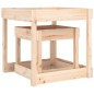 vidaXL Sand-Spieltische 2 Stk. Massivholz Kiefer vidaXL Sand-Spieltische 2 Stk. Massivholz Kiefer