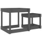 vidaXL Sand-Spieltische 2 Stk. Grau Massivholz Kiefer vidaXL Sand-Spieltische 2 Stk. Grau Massivholz Kiefer