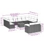 vidaXL 13-tlg. Garten-Sofagarnitur mit Kissen Beige Poly Rattan vidaXL 13-tlg. Garten-Sofagarnitur mit Kissen Beige Poly Rattan