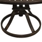 vidaXL Drehbare Gartenstühle 2 Stk. Aluminiumguss Bronzen vidaXL Drehbare Gartenstühle 2 Stk. Aluminiumguss Bronzen