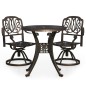 vidaXL 3-tlg. Bistro-Set Aluminiumguss Bronzen vidaXL 3-tlg. Bistro-Set Aluminiumguss Bronzen