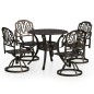vidaXL 5-tlg. Bistro-Set Aluminiumguss Bronzen vidaXL 5-tlg. Bistro-Set Aluminiumguss Bronzen