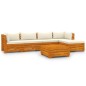 vidaXL 6-tlg. Garten-Lounge-Set mit Kissen Massivholz Akazie vidaXL 6-tlg. Garten-Lounge-Set mit Kissen Massivholz Akazie