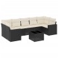 vidaXL 8-tlg. Garten-Sofagarnitur mit Kissen Schwarz Poly Rattan vidaXL 8-tlg. Garten-Sofagarnitur mit Kissen Schwarz Poly Rattan