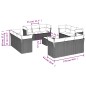 vidaXL 13-tlg. Garten-Sofagarnitur mit Kissen Schwarz Poly Rattan vidaXL 13-tlg. Garten-Sofagarnitur mit Kissen Schwarz Poly Rattan