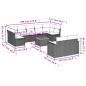 vidaXL 10-tlg. Garten-Sofagarnitur mit Kissen Schwarz Poly Rattan vidaXL 10-tlg. Garten-Sofagarnitur mit Kissen Schwarz Poly Rattan