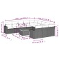 vidaXL 12-tlg. Garten-Sofagarnitur mit Kissen Schwarz Poly Rattan vidaXL 12-tlg. Garten-Sofagarnitur mit Kissen Schwarz Poly Rattan