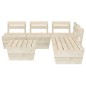 6-tlg. Garten-Paletten-Lounge-Set Imprägniertes Fichtenholz 6-tlg. Garten-Paletten-Lounge-Set Imprägniertes Fichtenholz