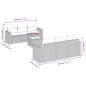vidaXL 7-tlg. Garten-Sofagarnitur mit Kissen Beige Poly Rattan vidaXL 7-tlg. Garten-Sofagarnitur mit Kissen Beige Poly Rattan