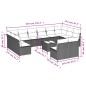 vidaXL 13-tlg. Garten-Sofagarnitur mit Kissen Schwarz Poly Rattan vidaXL 13-tlg. Garten-Sofagarnitur mit Kissen Schwarz Poly Rattan