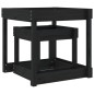 vidaXL Sand-Spieltische 2 Stk. Schwarz Massivholz Kiefer vidaXL Sand-Spieltische 2 Stk. Schwarz Massivholz Kiefer